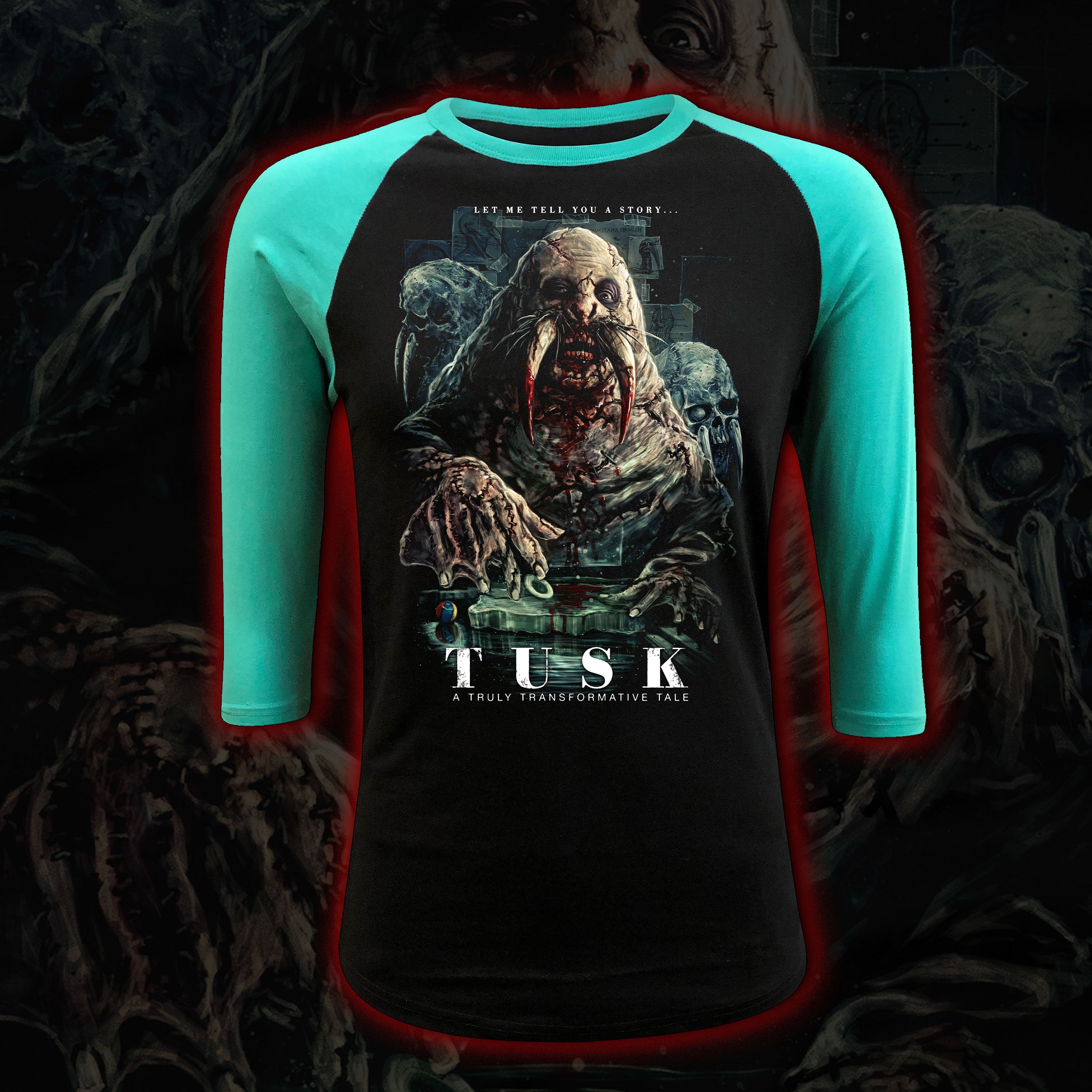 PRE-ORDER: Tusk “Transformative Tale” Baseball tee