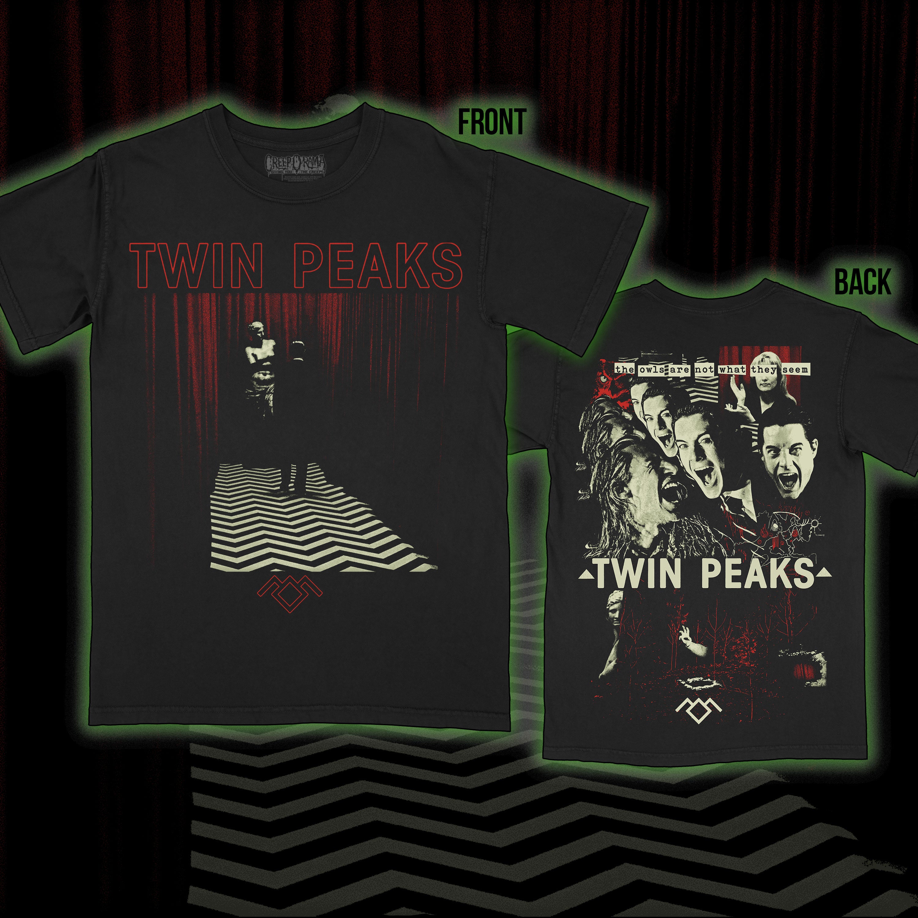 PRE-ORDER: Twin Peaks “Wonderful and Strange” Premium tee