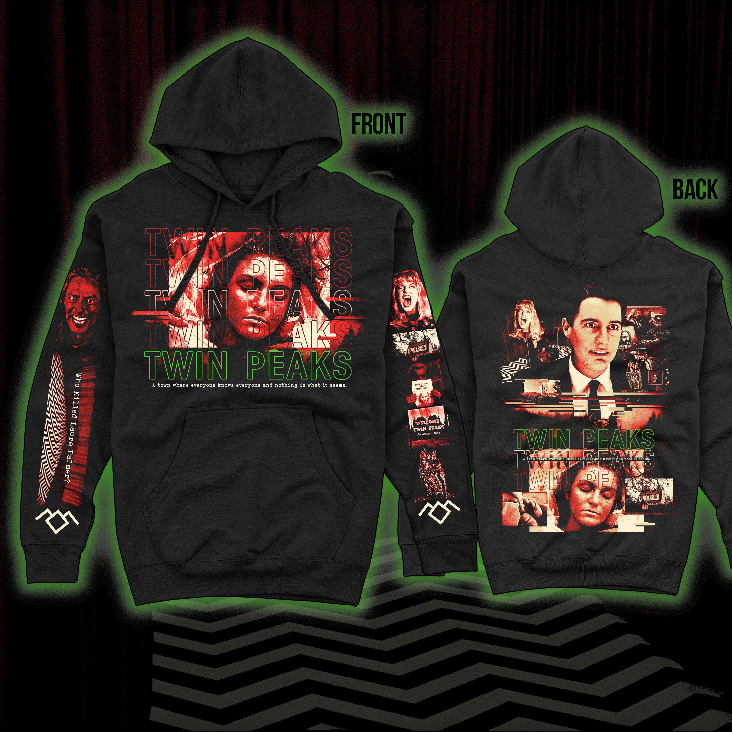 PRE-ORDER: Twin Peaks – Pullover hoodie