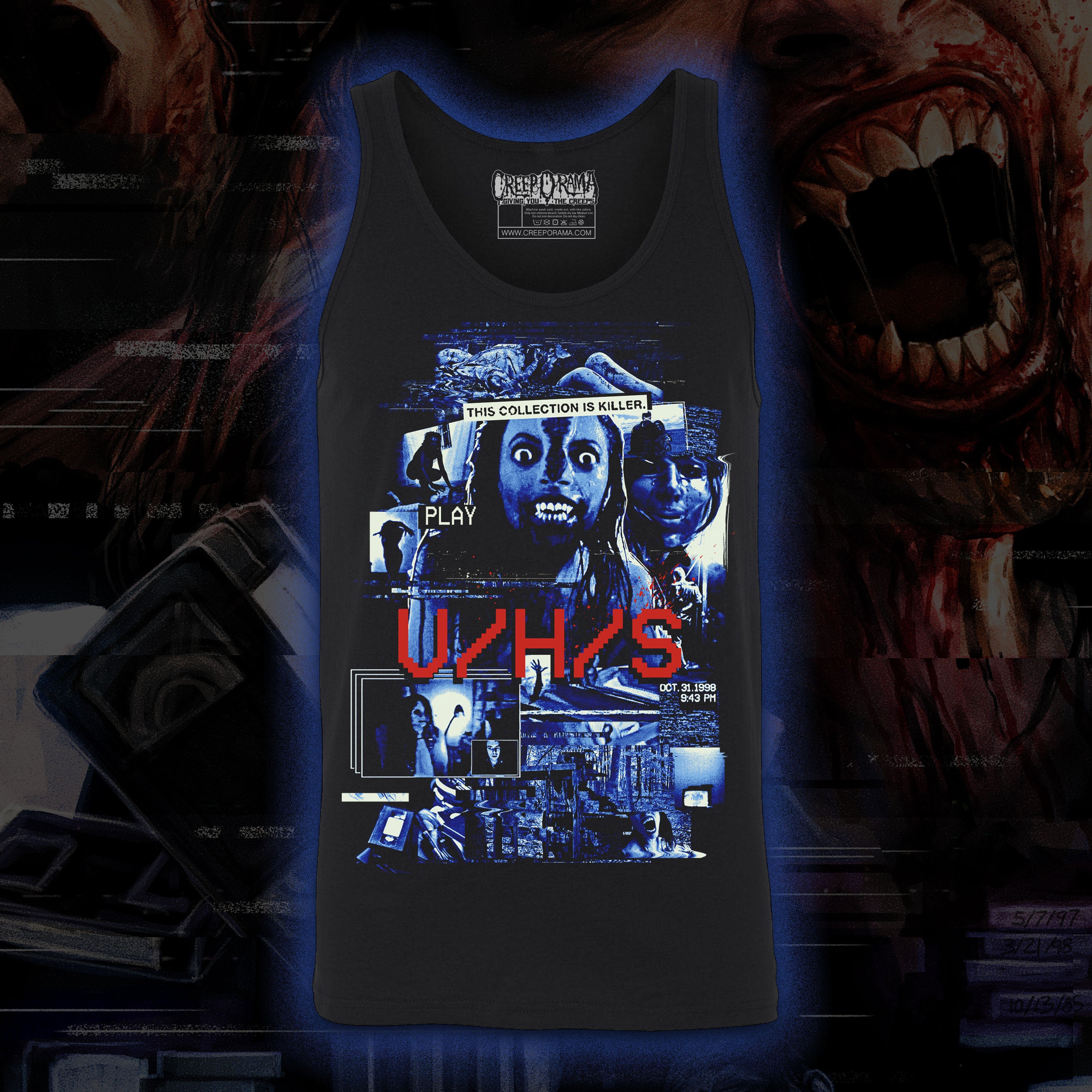 PRE-ORDER: V/H/S “Oct. 31. 1998” Tank top