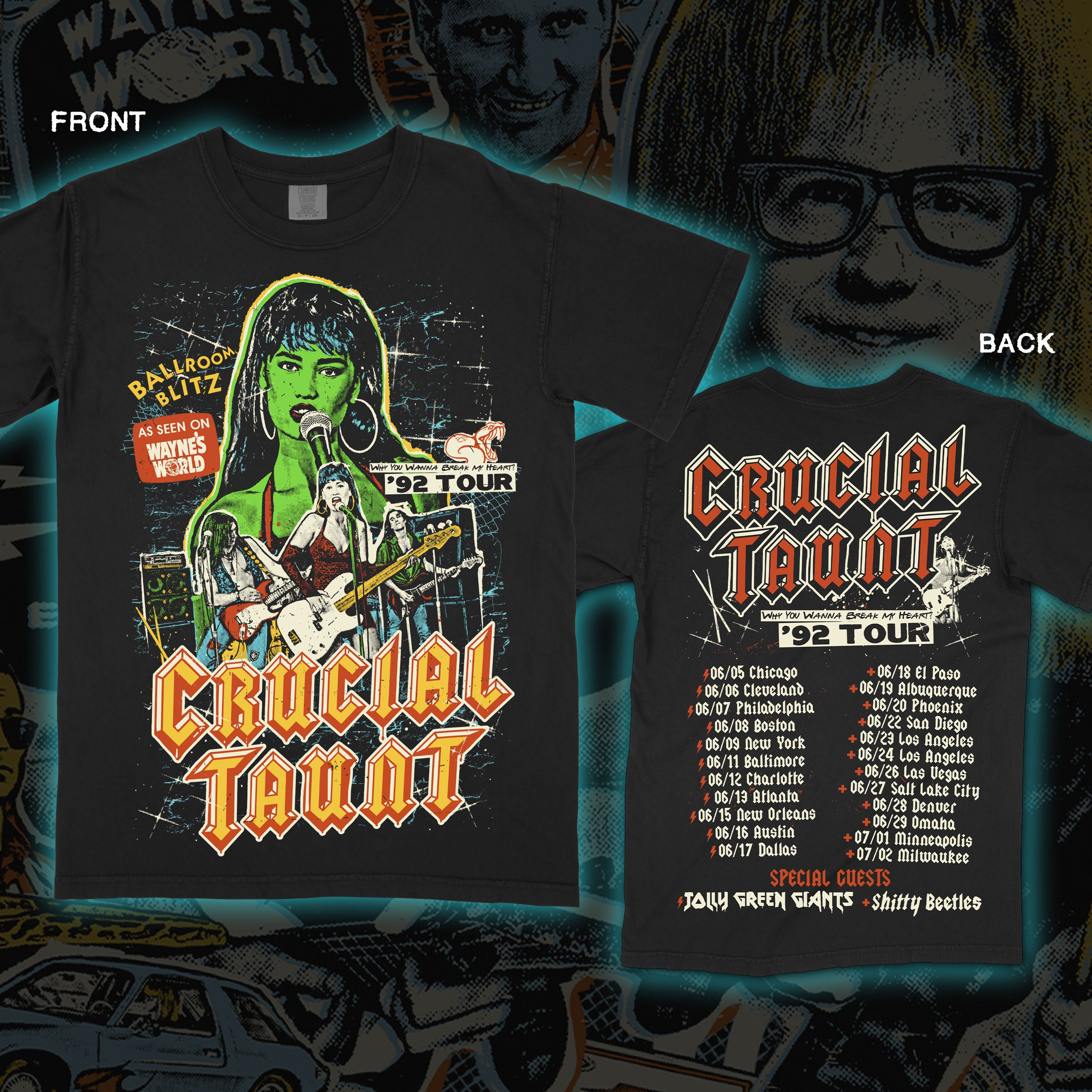 Crucial Taunt '92 Tour - Premium tee