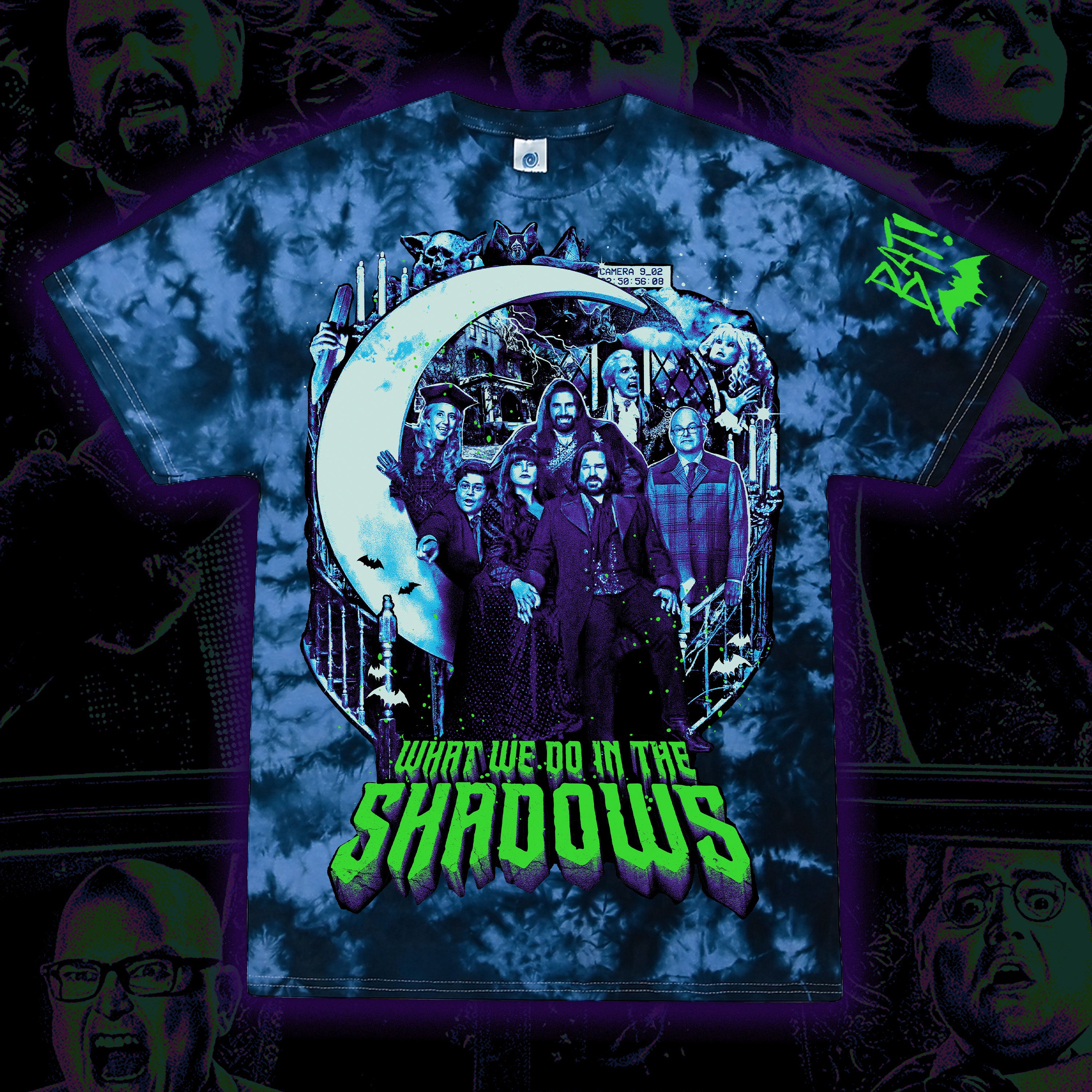 What We Do in the Shadows "BAT!" Tie dye