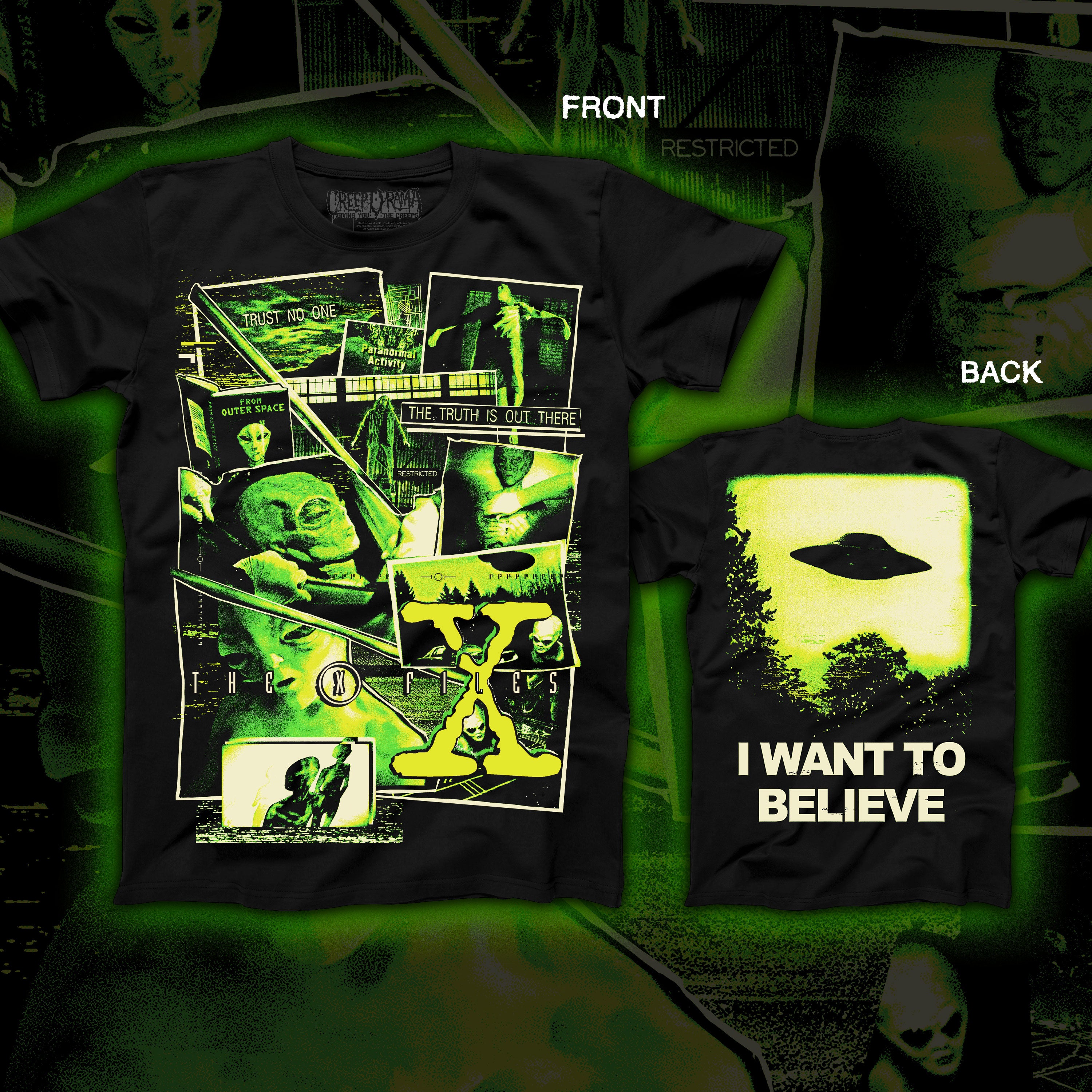 PRE-ORDER: The X-Files “I Want to Believe” Regular tee