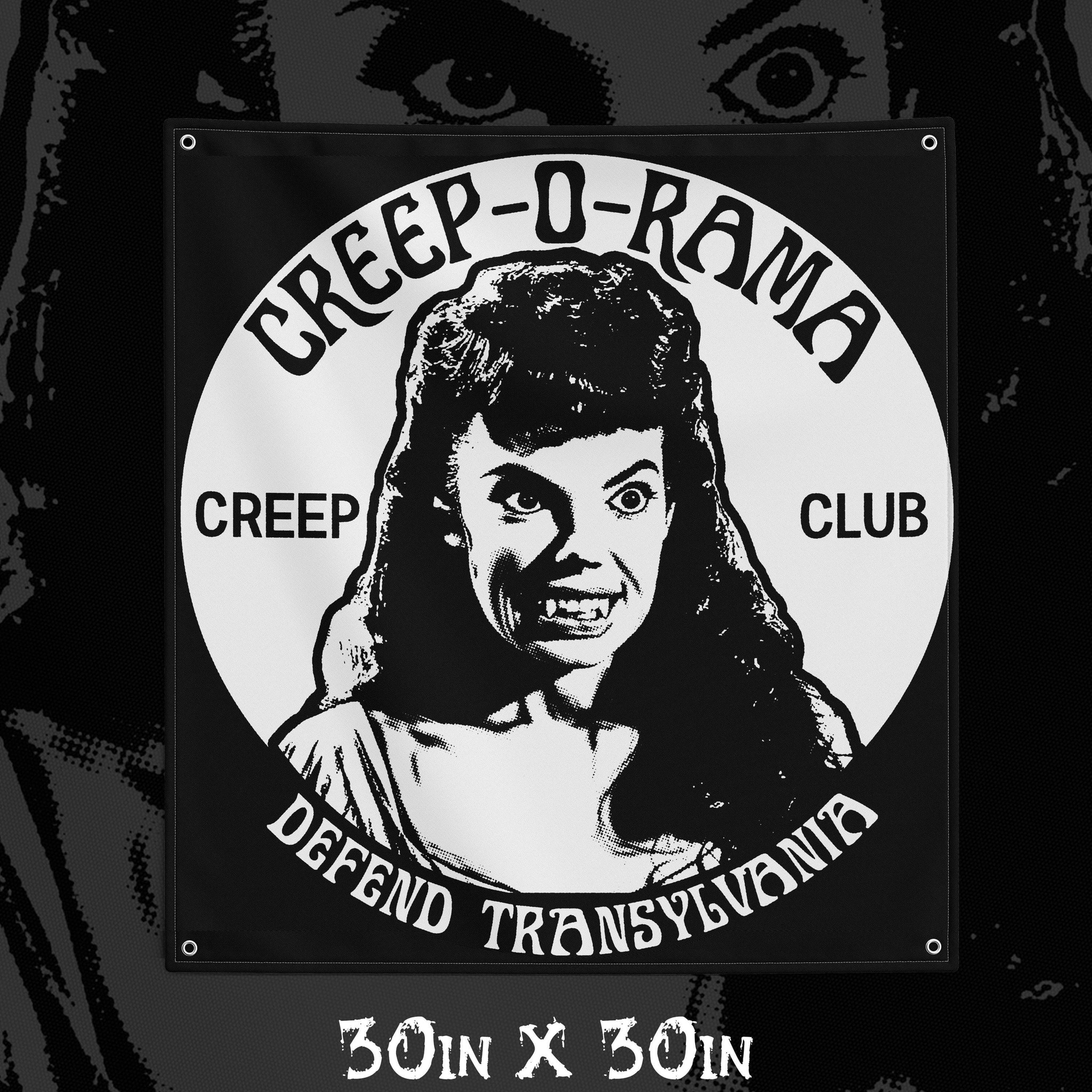 Creep Club - 30" x 30" Flag