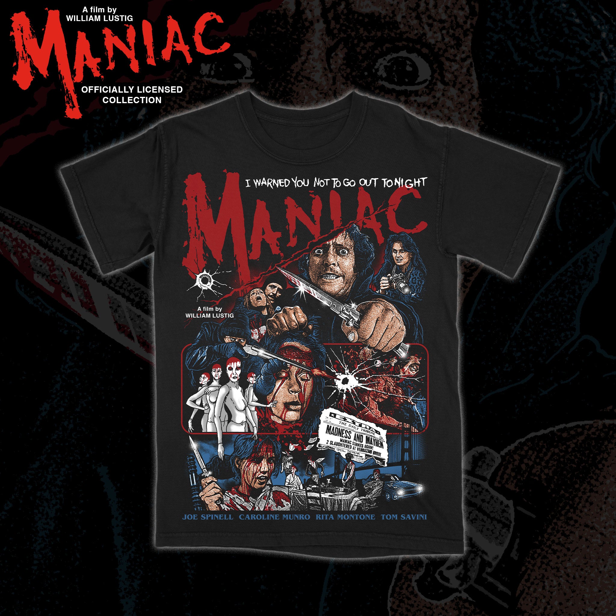 MANIAC "I Warned You" Premium tee